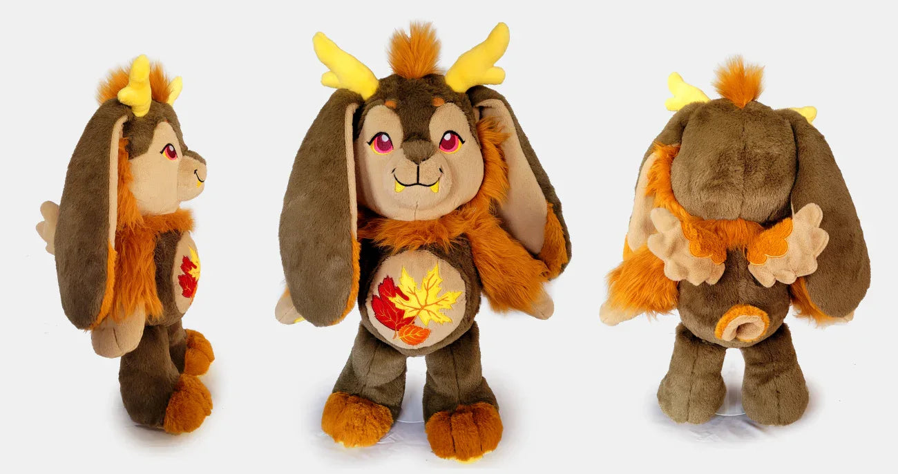 Wispy Winds Wolpertinger Plushie - Puppy's Aesthetics