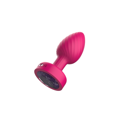 USA Only - Twirling Gem Light Up Vibe Plug w/Remote