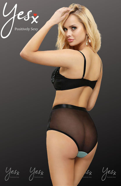 Elegant Bra Set (Blue)
