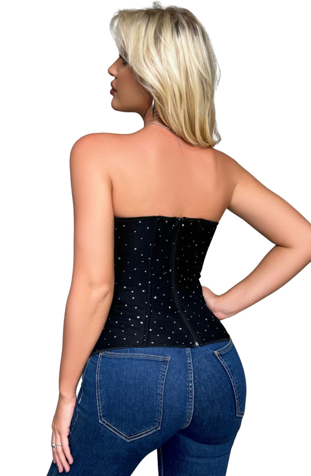 Sequin Corset (Black)