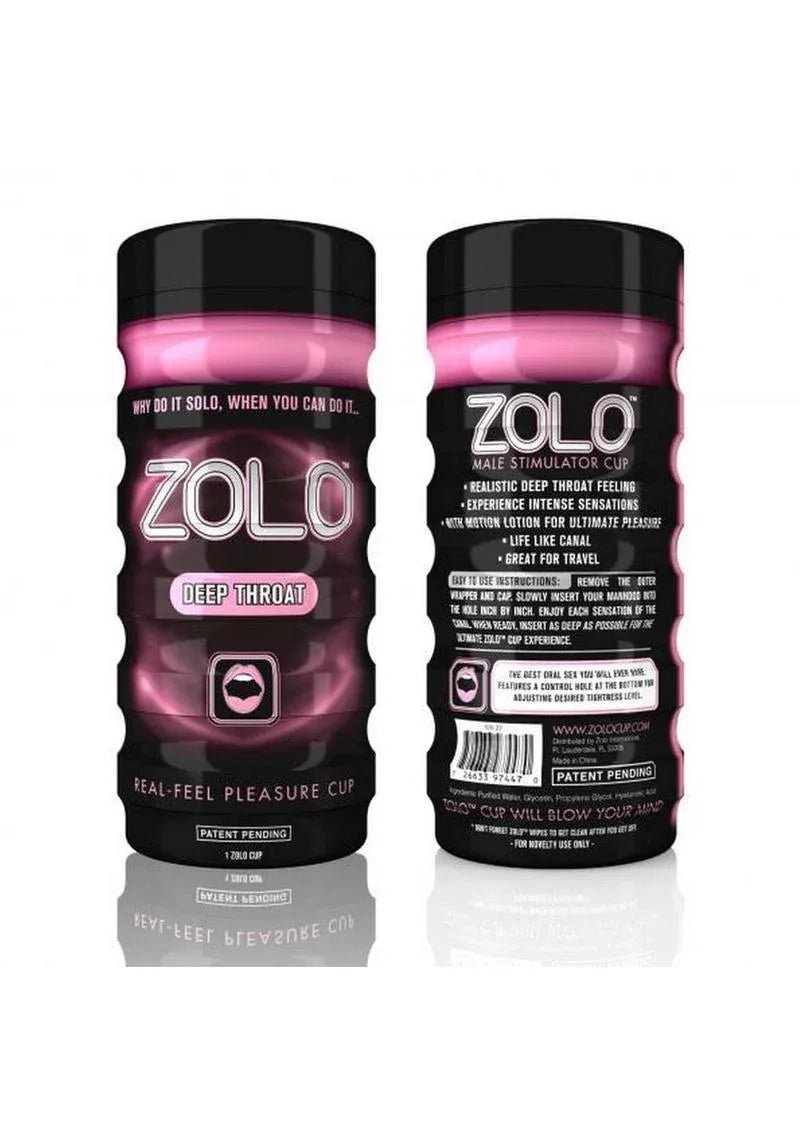 Zolo Deep Throat Cup Masturbator - Puppy's Aesthetics
