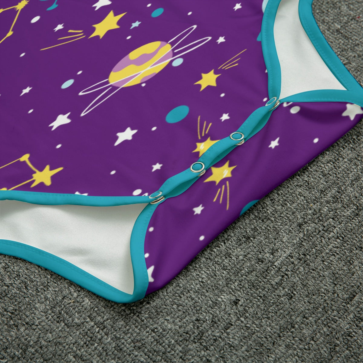 Purple UFO Space Adult Onesie