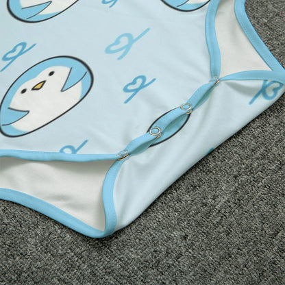 Sweet Blue Penguin Adult Unisex Onesie