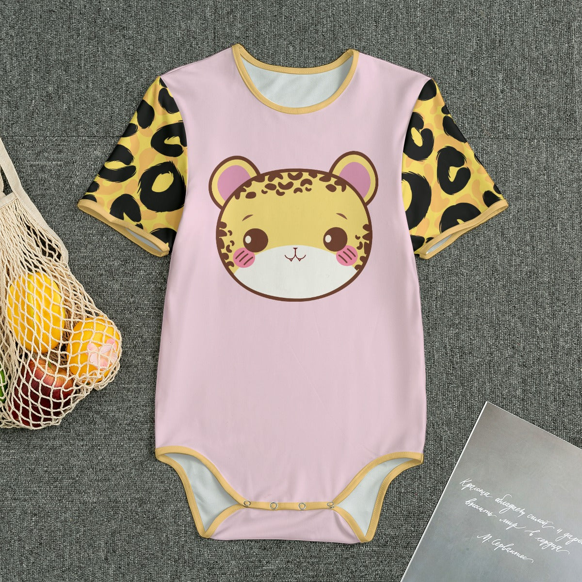 Kawaii Little Leopard Adult Unisex Onesie