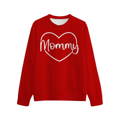 Mommy Valentine Cotton Unisex Sweater