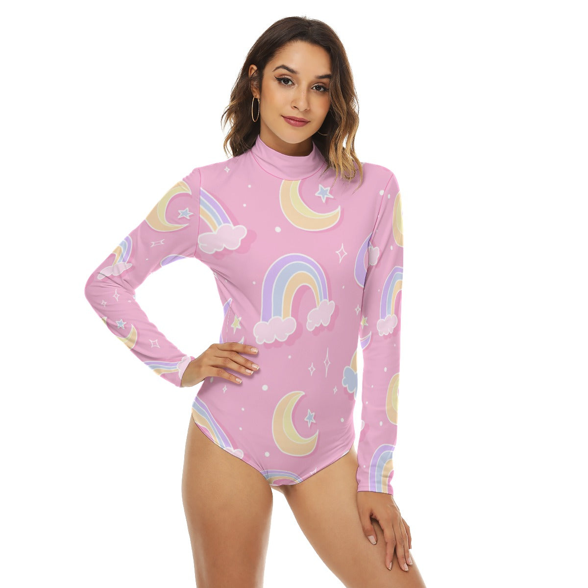 Pastel Rainbow Adult Unisex Long Sleeve Onesie