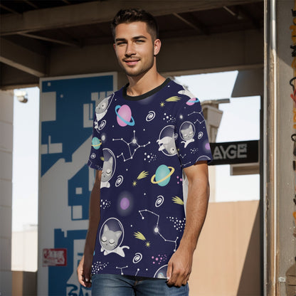 Little Space Astro Kitty Cotton Graphic Tee