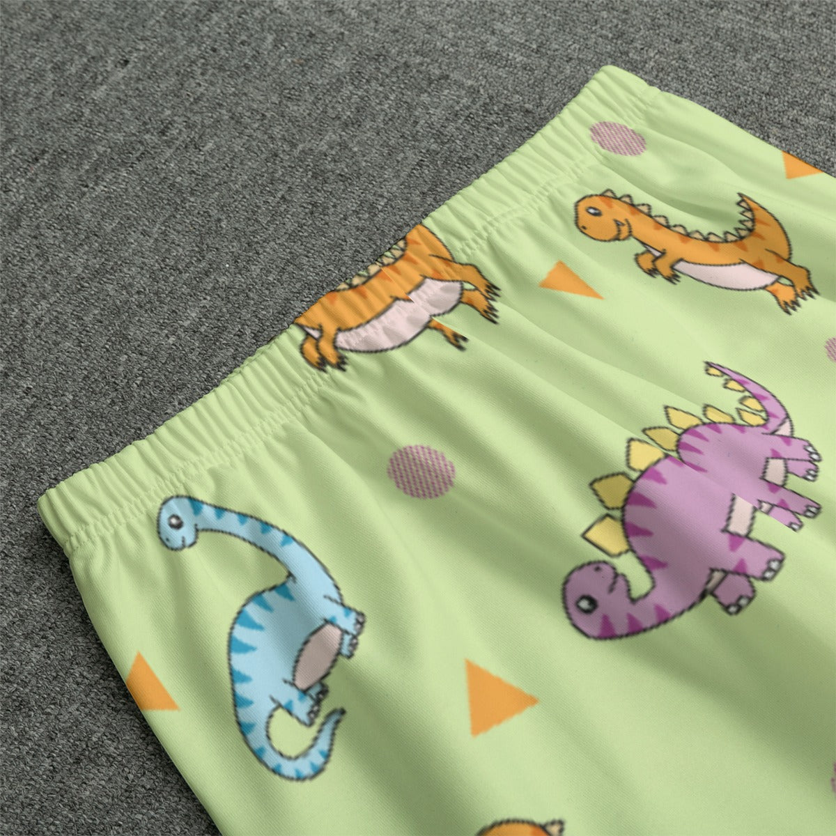 'Baby Dino!' Green Loungewear Set