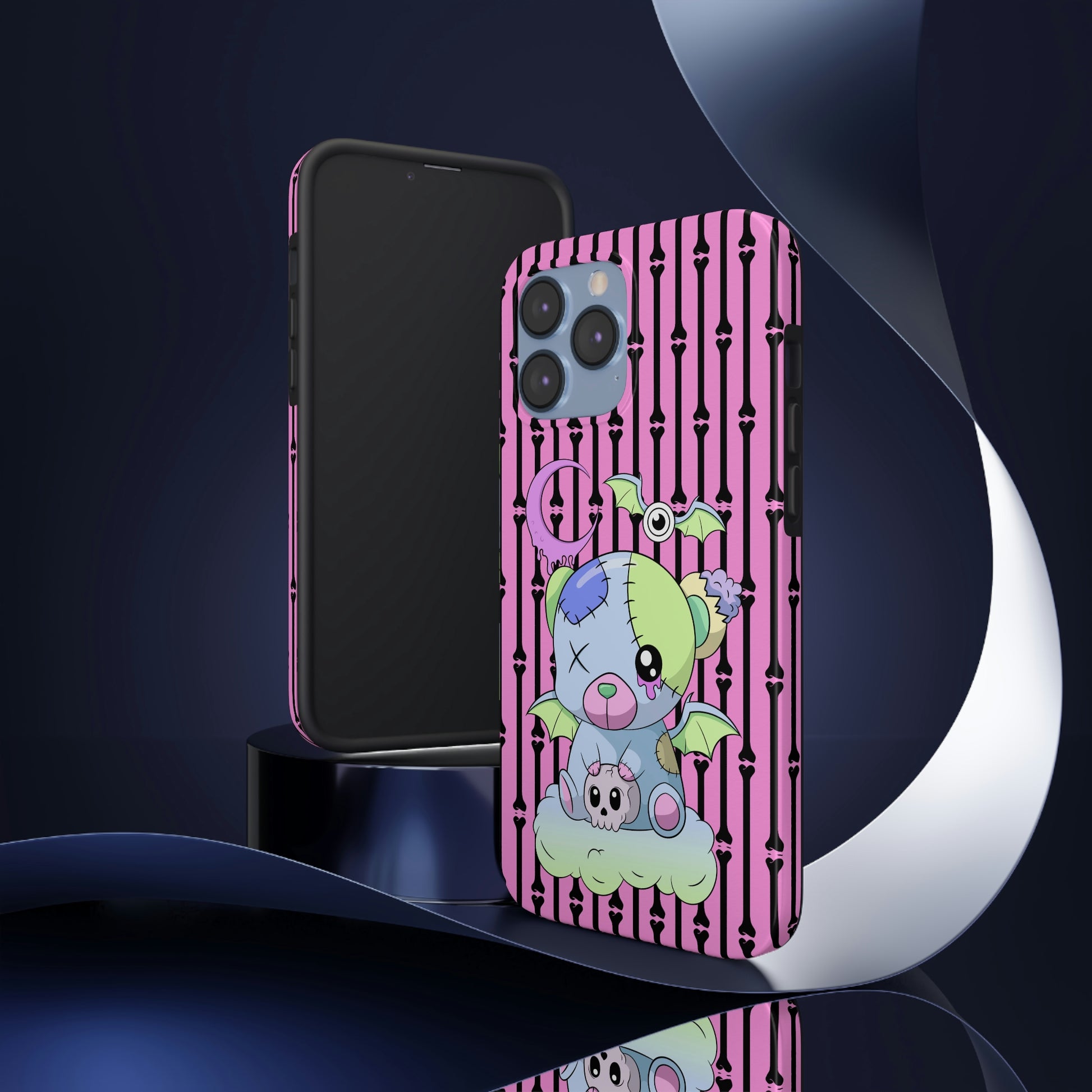 Pastel Goth Bear Tough Phone Case