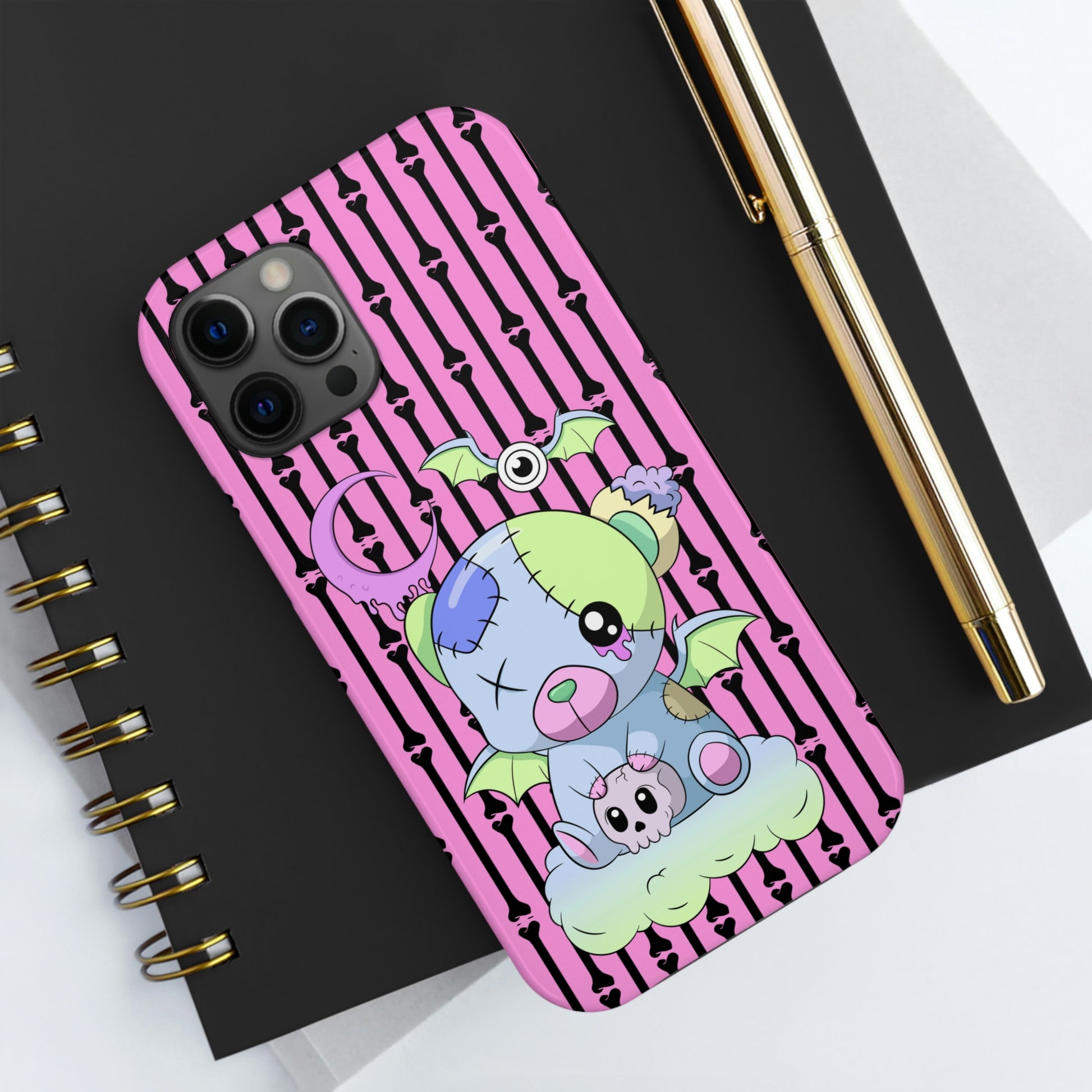 Pastel Goth Bear Tough Phone Case iPhone 12 Pro