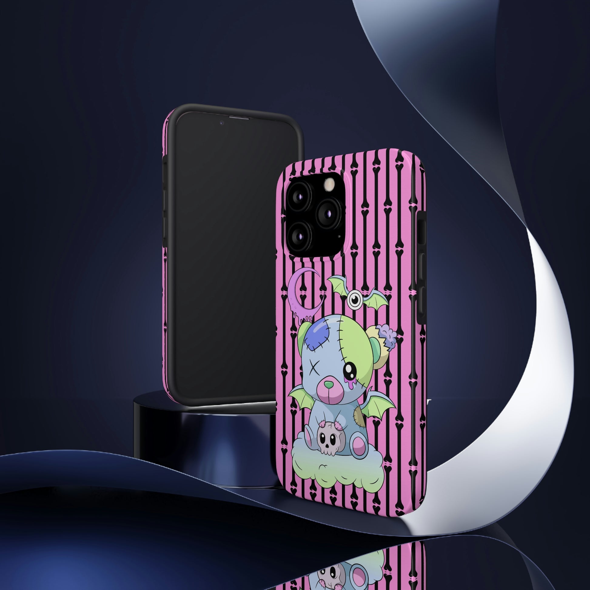 Pastel Goth Bear Tough Phone Case