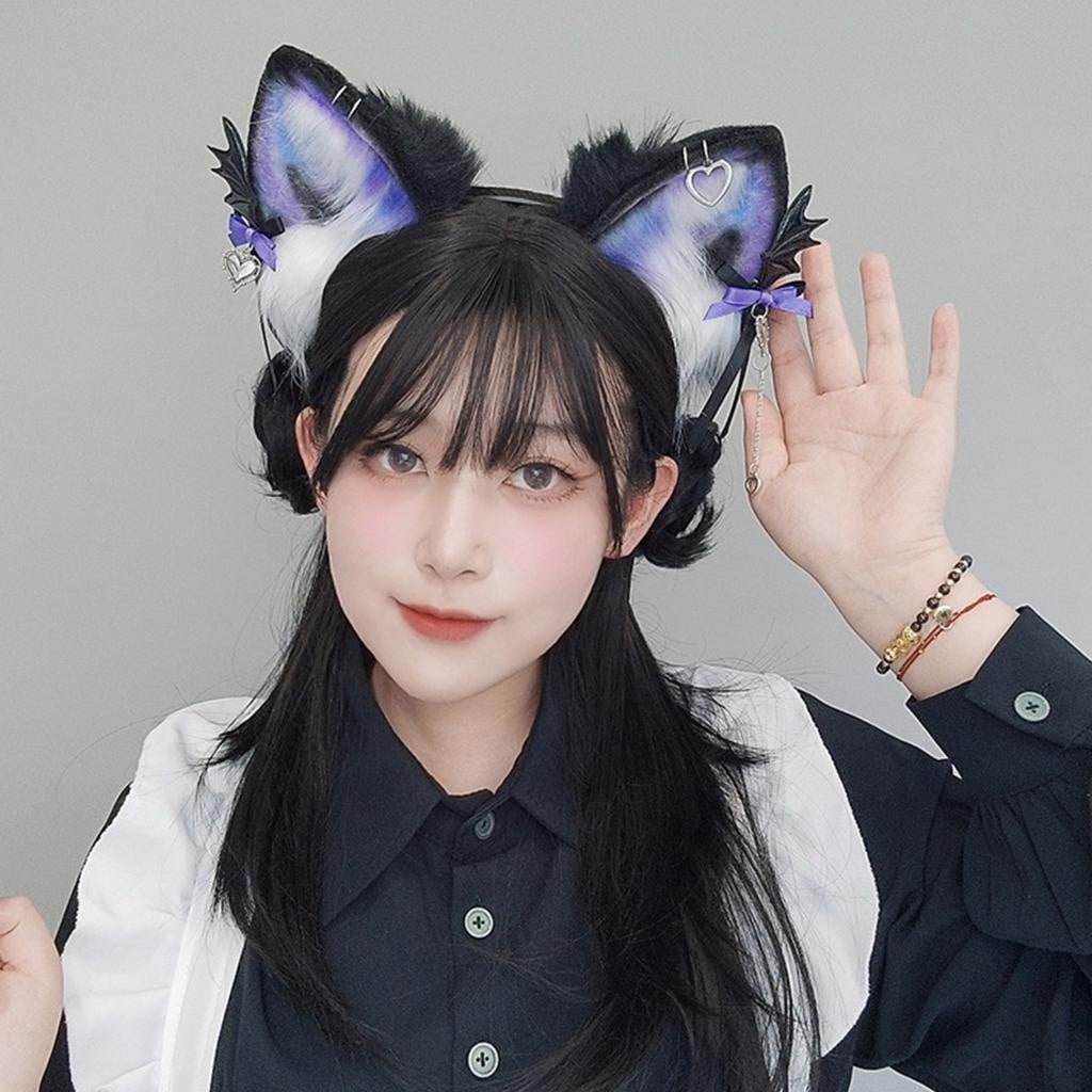 Soft Black Galaxy Ears