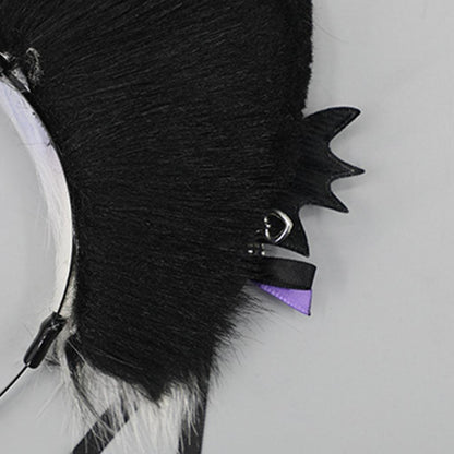 Soft Black Galaxy Ears