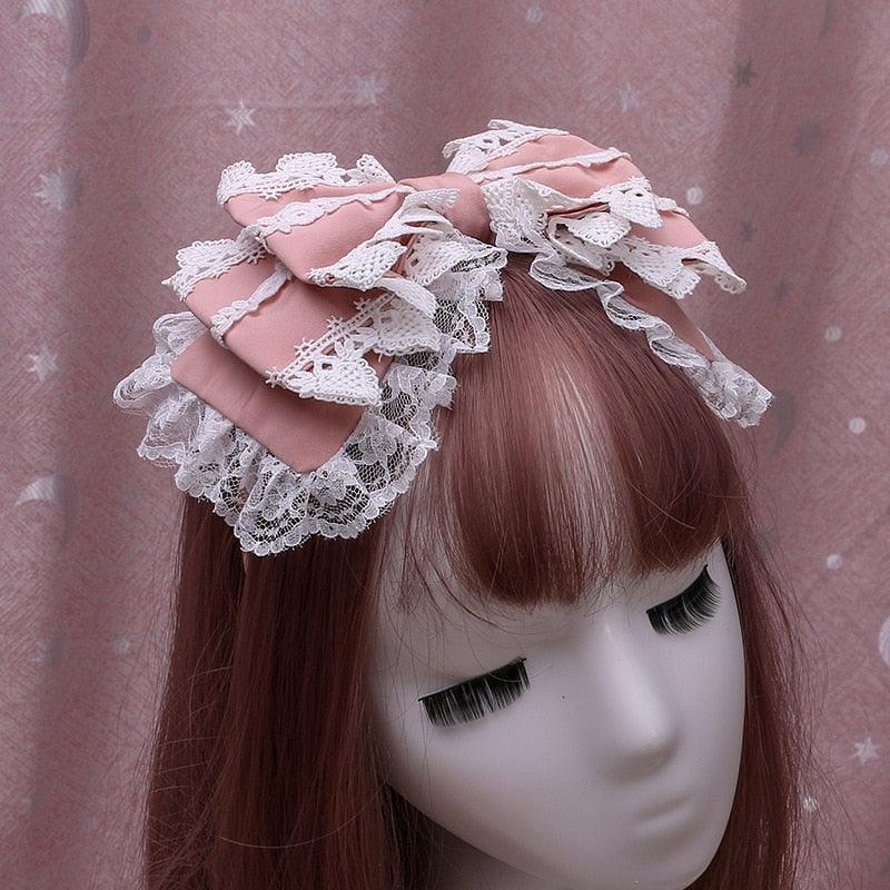 Pretty Princess Lolita Bow Headband 2
