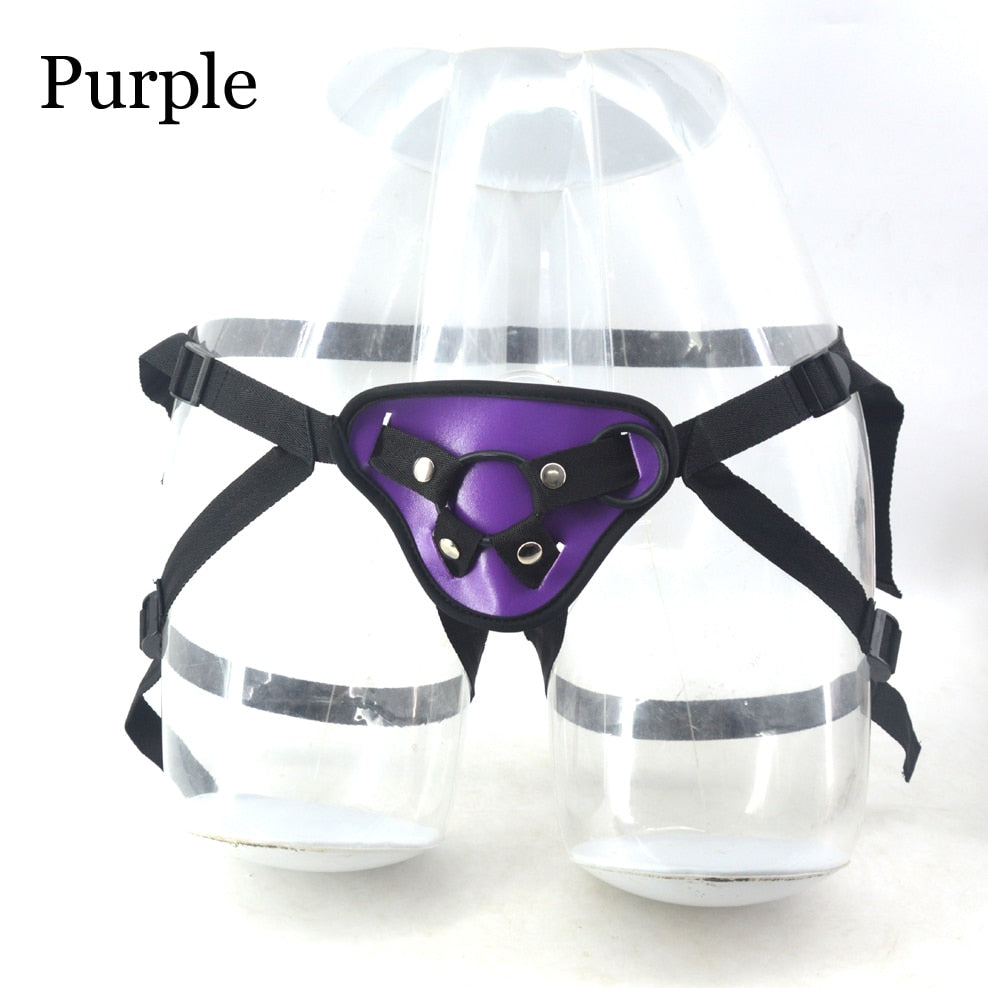 Strap On Adjustable Harness (Colors) Purple