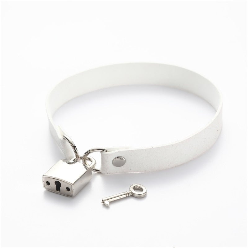 Lock Collar (Colors) white