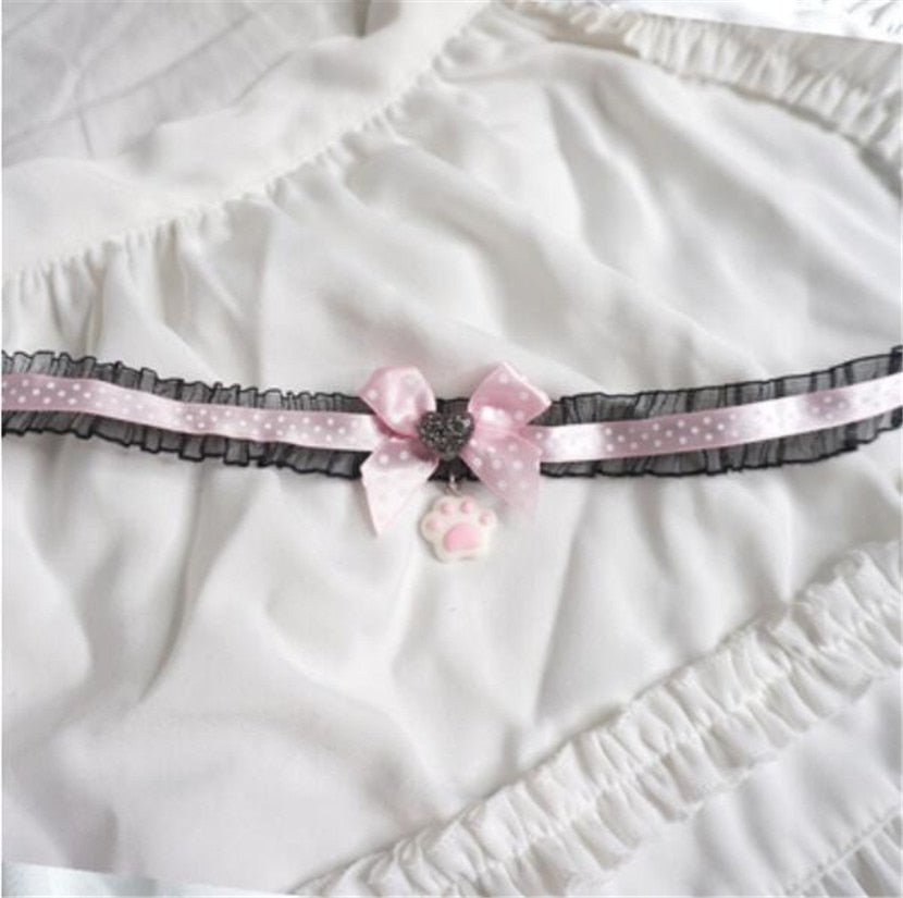 Pastel Goth Lolita Handmade Lace Collar style 5 Other