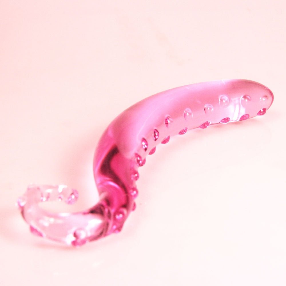 Pink Glass Tentacle Dildo