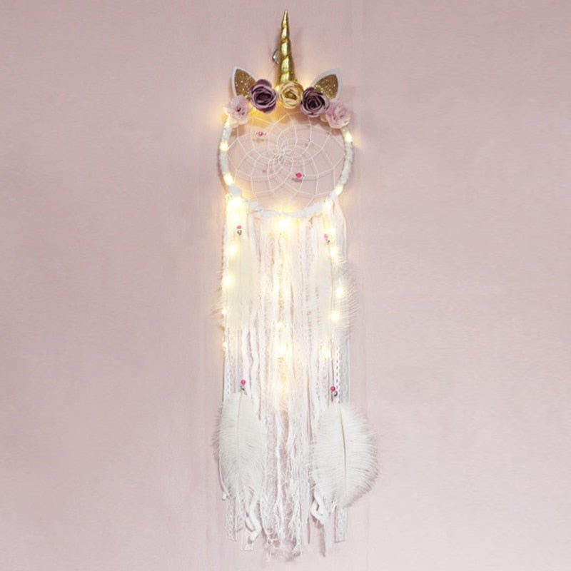 Unicorn Dreamcatcher LED C-White With light