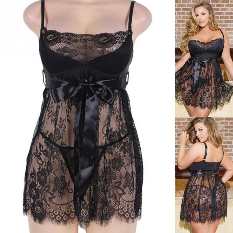 Plus Size Sexy Lingerie Babydoll
