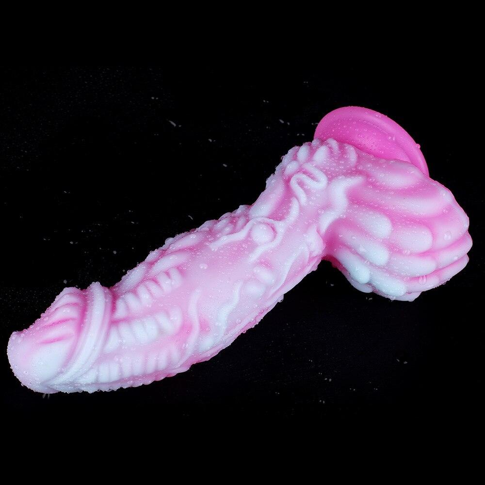 Silicone Dragon Dildo Pink