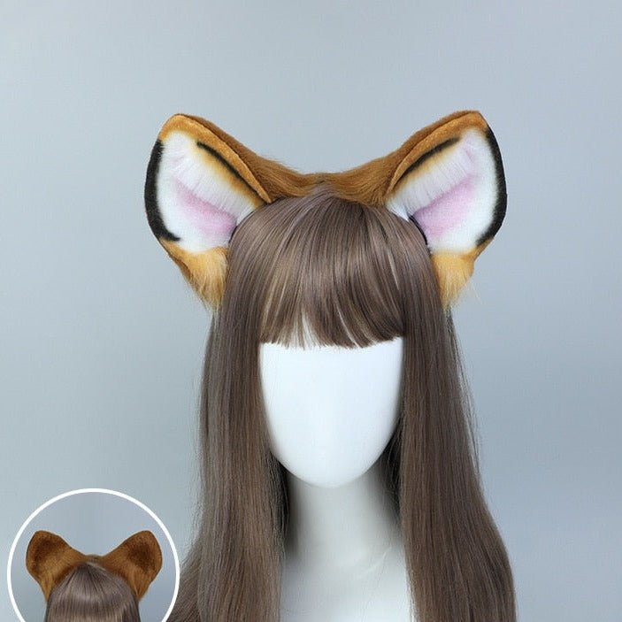 Plush Tiger Ears ears headband one size