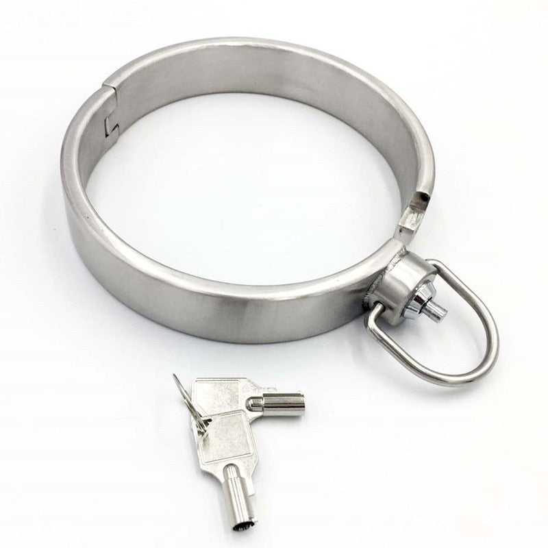 Stainless Steel Press Lockable Collar