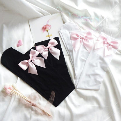 Sweet Bow Thigh Highs
