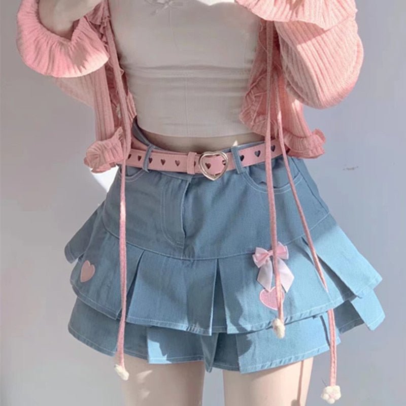 Sweet Lolita Denim Skirt
