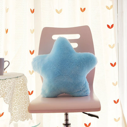 Soft Star Pillow Plushie Sky Blue 40x40