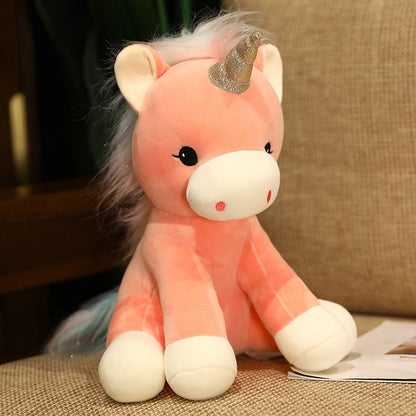 Sweet Stuffed Unicorn Plushie Pink 45cm
