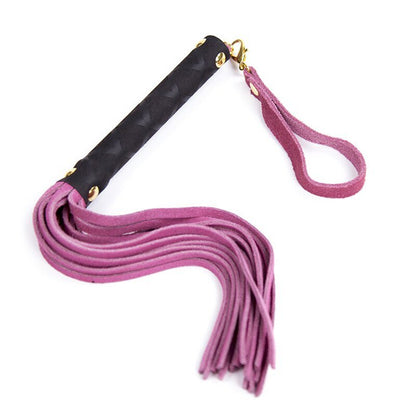 Pretty Leather Purple Flogger (Colors) Pink