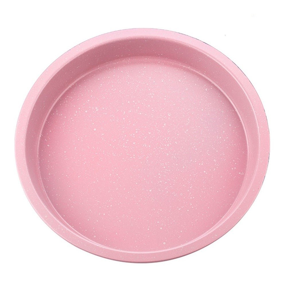 Pink Non-Stick Carbon Steel Baking Pan Pink Round