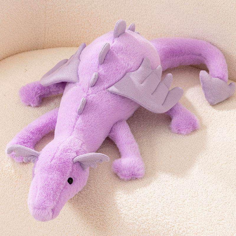 Sweet Laying Dragon Soft Plushie purple-1