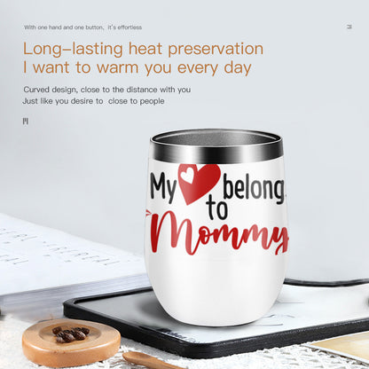 My Heart Belongs To Mommy Tumbler Sippy Cup