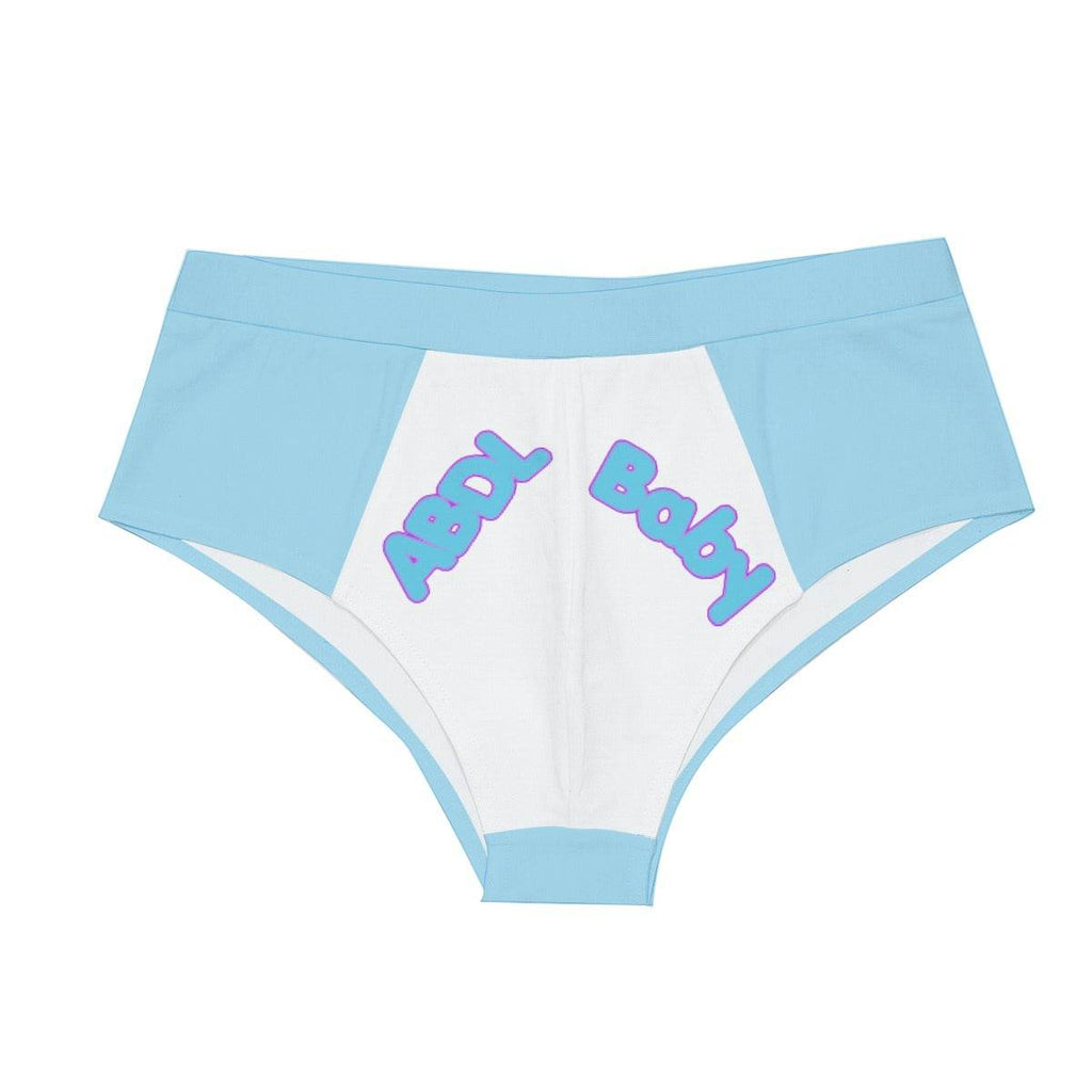 ABDL Baby Blue White Briefs - Puppy's Aesthetics