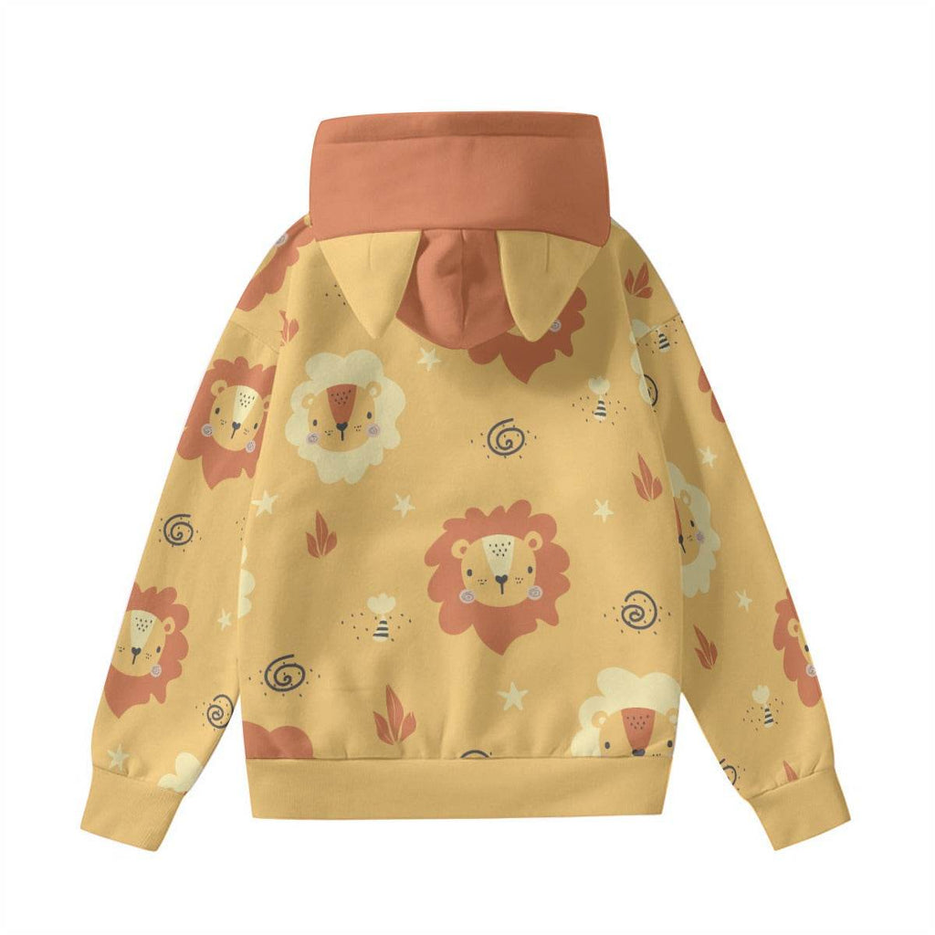 Cute Lion Ears Hoodie - Puppy's Aesthetics