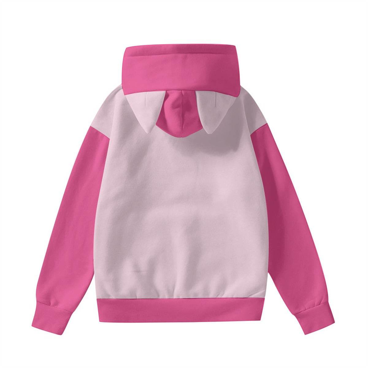 Kawaii Pink Leopard Kitty Ears Hoodie - Puppy's Aesthetics