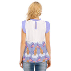 Adorable Plane Bear Ruffle Blouse - Puppy's Aesthetics