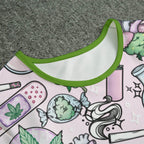 Cute Cannabis Pink Adult SnappieSuit - Puppy's Aesthetics