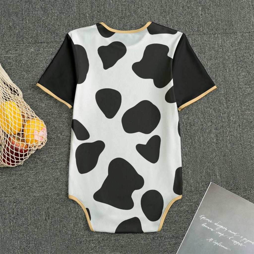 Kawaii Cow & Moon Adult Unisex SnappieSuit - Puppy's Aesthetics