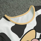 Kawaii Cow & Moon Adult Unisex SnappieSuit - Puppy's Aesthetics